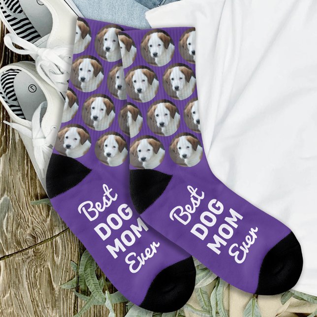Calcetines Mejor Mamá Perro Diversión Personalizada Mascota G (Subido por el creador)
