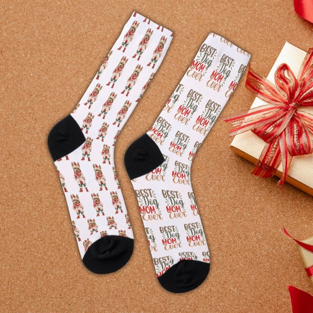 Calcetines Mejor Mamá Perro Nunca Yorkshire Terrier Yorkie (Subido por el creador)