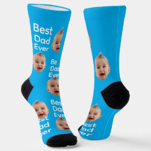Calcetines Mejor Papá del Mundo, Calcetines con Fo
