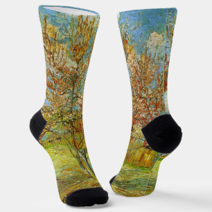 Calcetines Melocotonero en flor de Vincent van Gogh