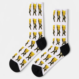 Calcetines Meme Feliz Trump Insignia Lucha Lucha Enojado Trum