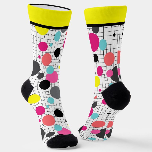 Calcetines Memphis polka (Angular)