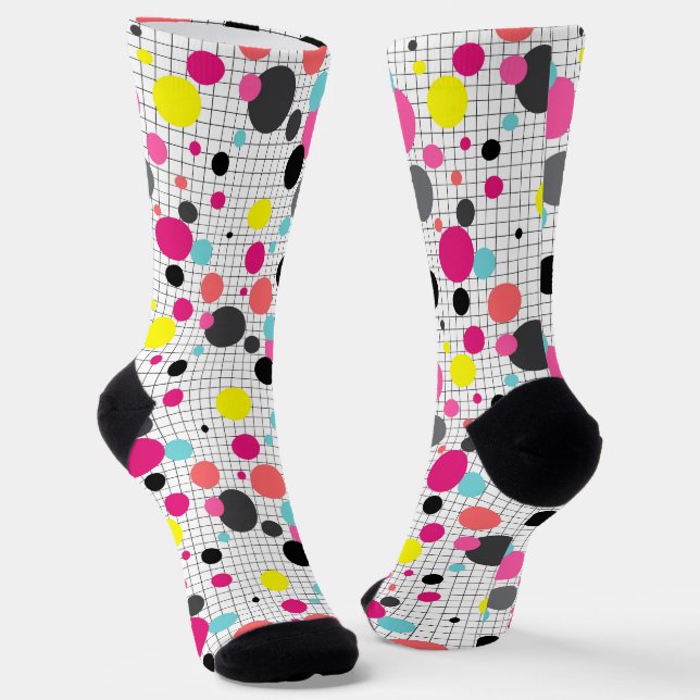 Calcetines Memphis polka se ata el cuello (Angular)