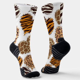 Calcetines Men’s African Print Athletic Crew Socks