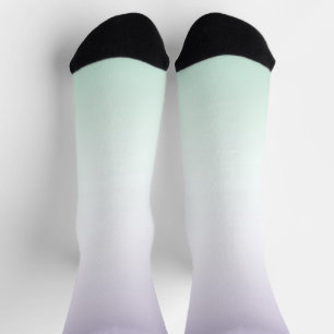 Calcetines Menta Blanca Morada