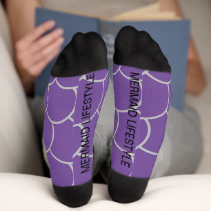 calcetines mermaid púrpura