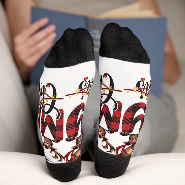 Calcetines Merry Christmas Cat 2025 (Abajo)