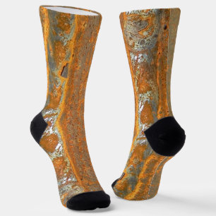 Calcetines metalizado confuso