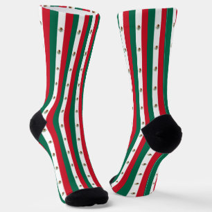 Calcetines México Socks, moda patriótica de bandera mexicana