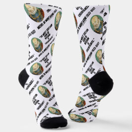 Calcetines Michel de Montaigne Rótulo De Sabiduría Alegría