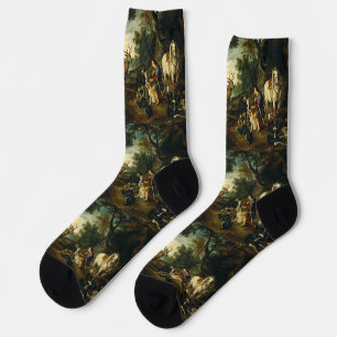 Calcetines Milagro de San Huberto por Peter Paul Rubens