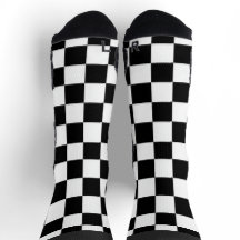 Minimalista Retro Cuadros – Streetwear Monocromo