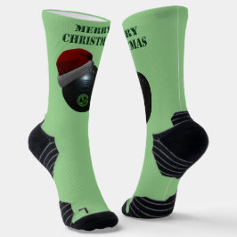 Calcetines Minimalistas Bowls Feliz Navidad,