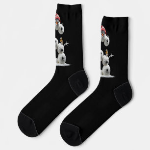 Calcetines Minión de Snowman en forma de S
