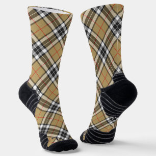 Calcetines Moda de la familia Thomson Camel Tartan Plaid Patt