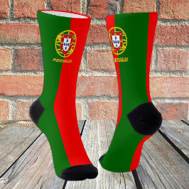 Calcetines Moda de Portugal, Socks deportivos, bandera portug