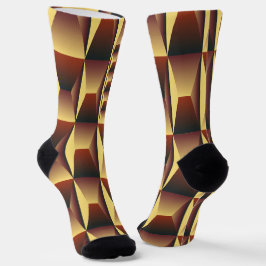 Calcetines Moda elegante del patrón- Geométrica moderna elega
