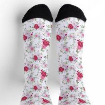 Moda retro Primavera Estilo rojo púrpura Patrón fl