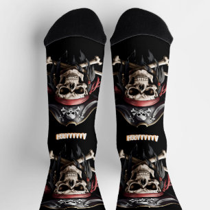 Calcetines Modern Scary Jolly Roger