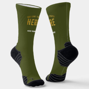 CALCETINES MODERNO EJÉRCITO PERSONALIZADO VERIFICADO VERDE VE