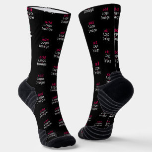 Calcetines Moderno Personalizable de negocios negro promocion
