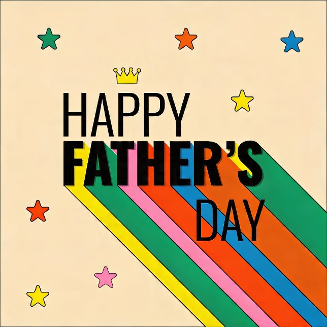 Calcetines modernos para el Día del Padre (Happy Father's Day Design!)