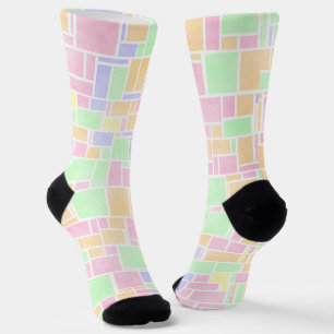 Calcetines Mondrian Pastel
