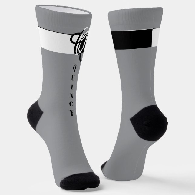 Calcetines "Monograma Q" (Angular)