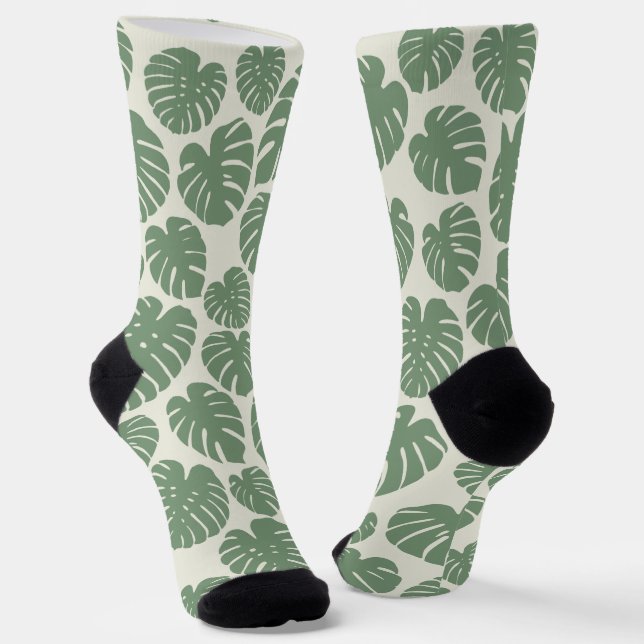 Calcetines Monstera - Verde (Angular)