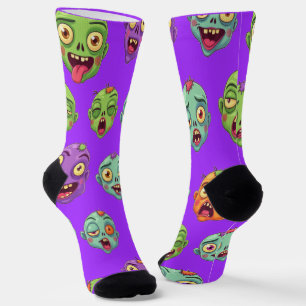 Calcetines Monstruos Divertidos Zombies Para Halloween