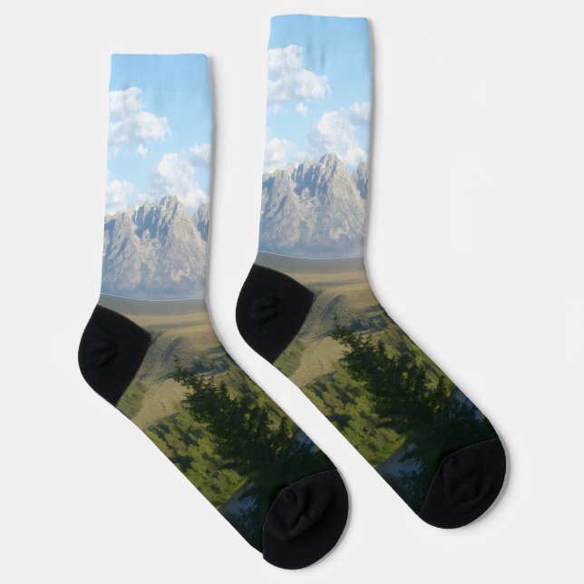 Calcetines Montañas y río de Jackson Hole (Derecha)