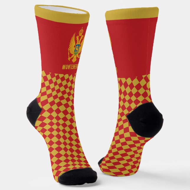 Calcetines Montenegro Socks, Moda de bandera de Montenegro /  (Angular)