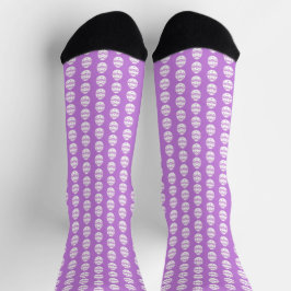 Calcetines Morado de Huevo de Pascua