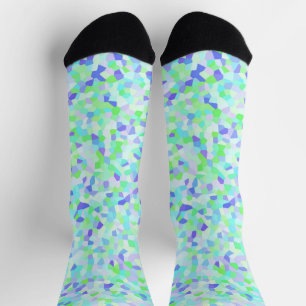 Calcetines Mosaico Colorido Divertido Boho Extravagante Brill