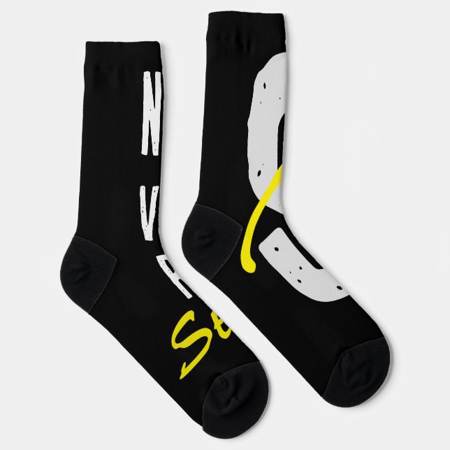 Calcetines Motivational Crew Socks Positive Energy Streetwear (Derecha)
