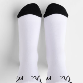 Calcetines Mr. Brush Script With Bow Tie - Groom Wedding Gift