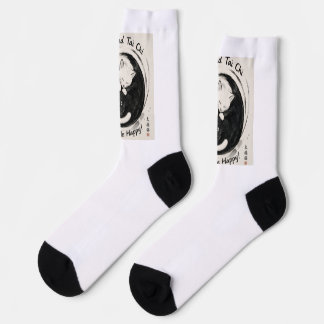 Calcetines muestran que los gatos y el tai chi te 