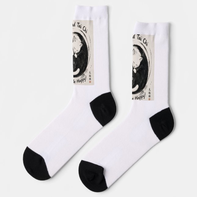 Calcetines muestran que los gatos y el tai chi te  (Izquierda)