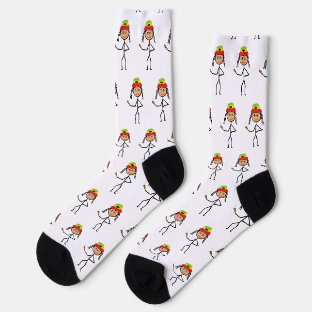 Calcetines Mujer palito Rasta (Izquierda)