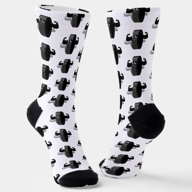 Calcetines Muscles on Ice Hockey Puck (Angular)