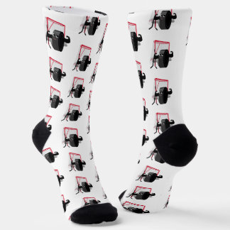 Calcetines Músculos en Puck de Hockey sobre Hielo