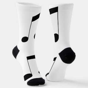 Calcetines Music One Black Beam Note,
