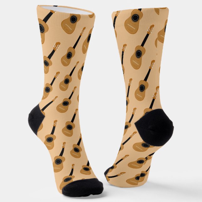 Calcetines Músico de guitarra acústica (Angular)