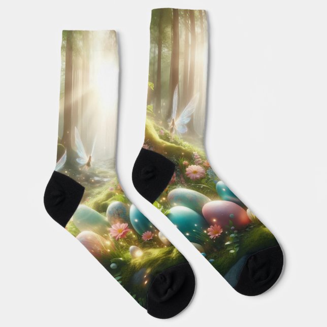 Calcetines Mystical Forest Fairy Magical Spring Eggs (Derecha)