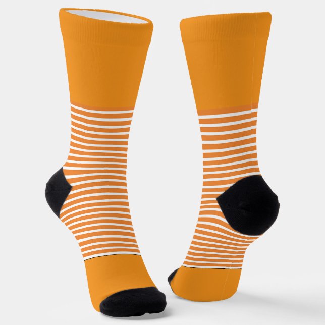 Calcetines Naranja + bandas horizontales Naranjas (Angular)