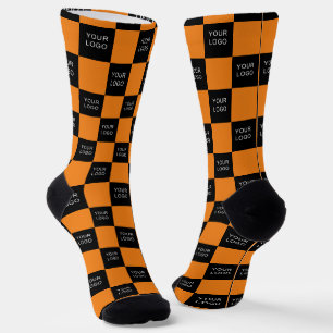 Calcetines Naranja de logotipos de empresas profesionales de