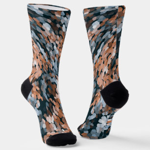Calcetines Naranja y azul