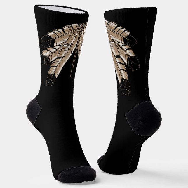 Calcetines Native Art Socks Eagle Fathers Socks Customized (Angular)