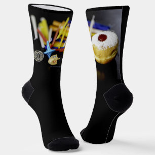Calcetines Naturaleza muerta simbólica de Hanukkah de Slipper