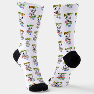 Calcetines Naughty Te Atrapó